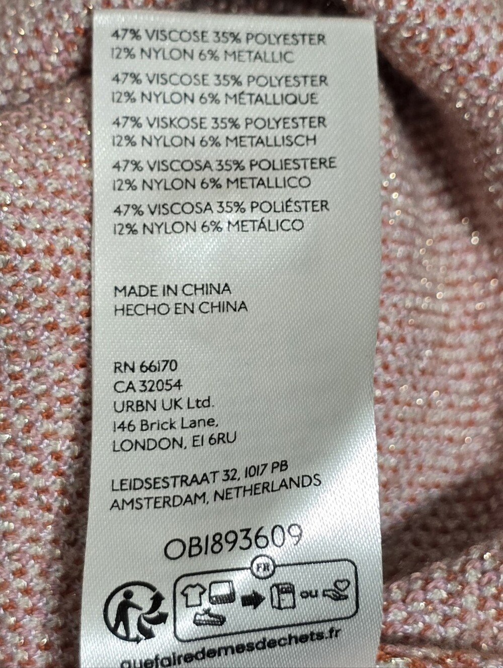 Anthro By Anthropologie The Beatriz Mock Neck Lurex Sweater Size Small - Picture 10 of 10